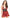 Damen Romantisches Spitzen- und Transparentes Chemise Set WW