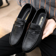 Herren Mokassins aus hochwertigem Leder WW