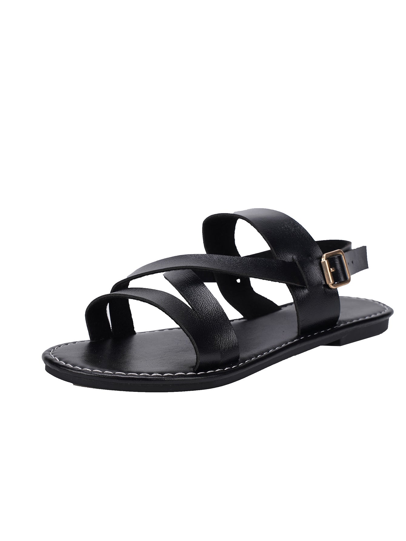 Damen Riemchensandalette mit verstellbarem Knöchelriemen WW
