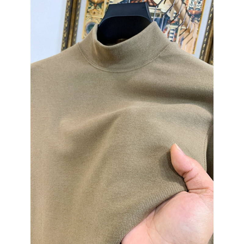 Damen Stehkragen Pullover aus weicher Baumwollmischung WW