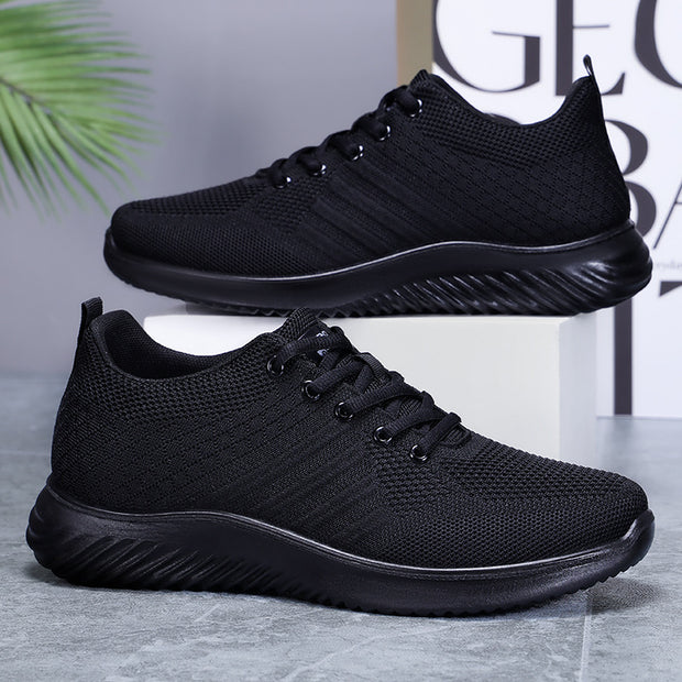 Damen Sportliche Sneakers mit atmungsaktivem Obermaterial und flexibler Laufsohle WW