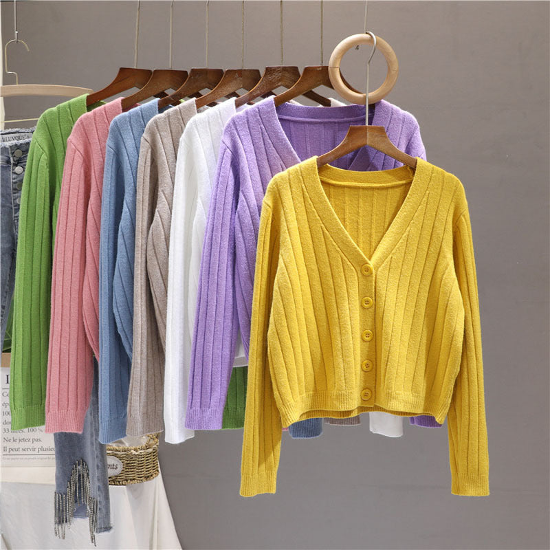 Damen-Kabelstrickpullover mit V-Ausschnitt