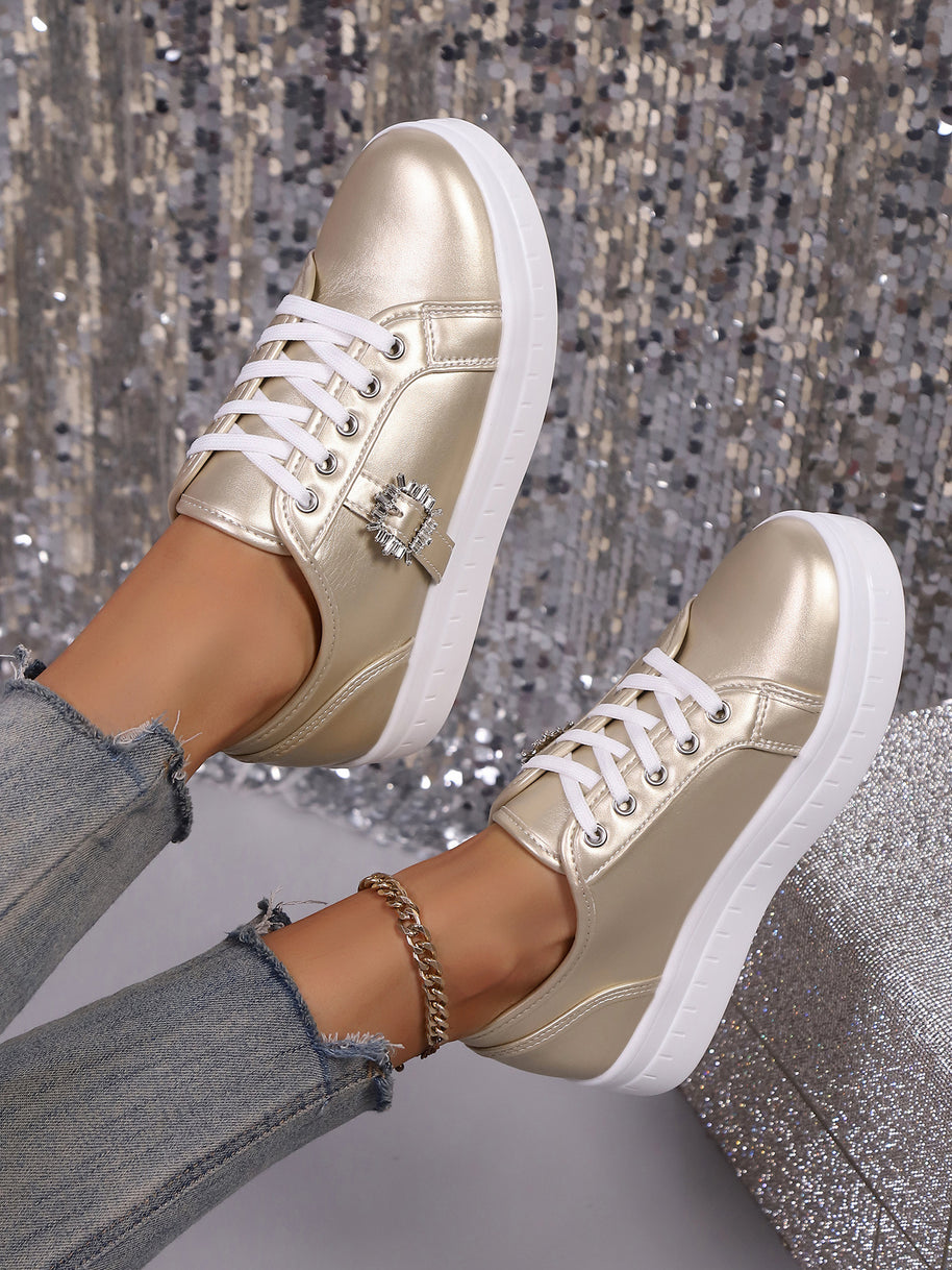 Damen Mode Plattform Sneaker WW