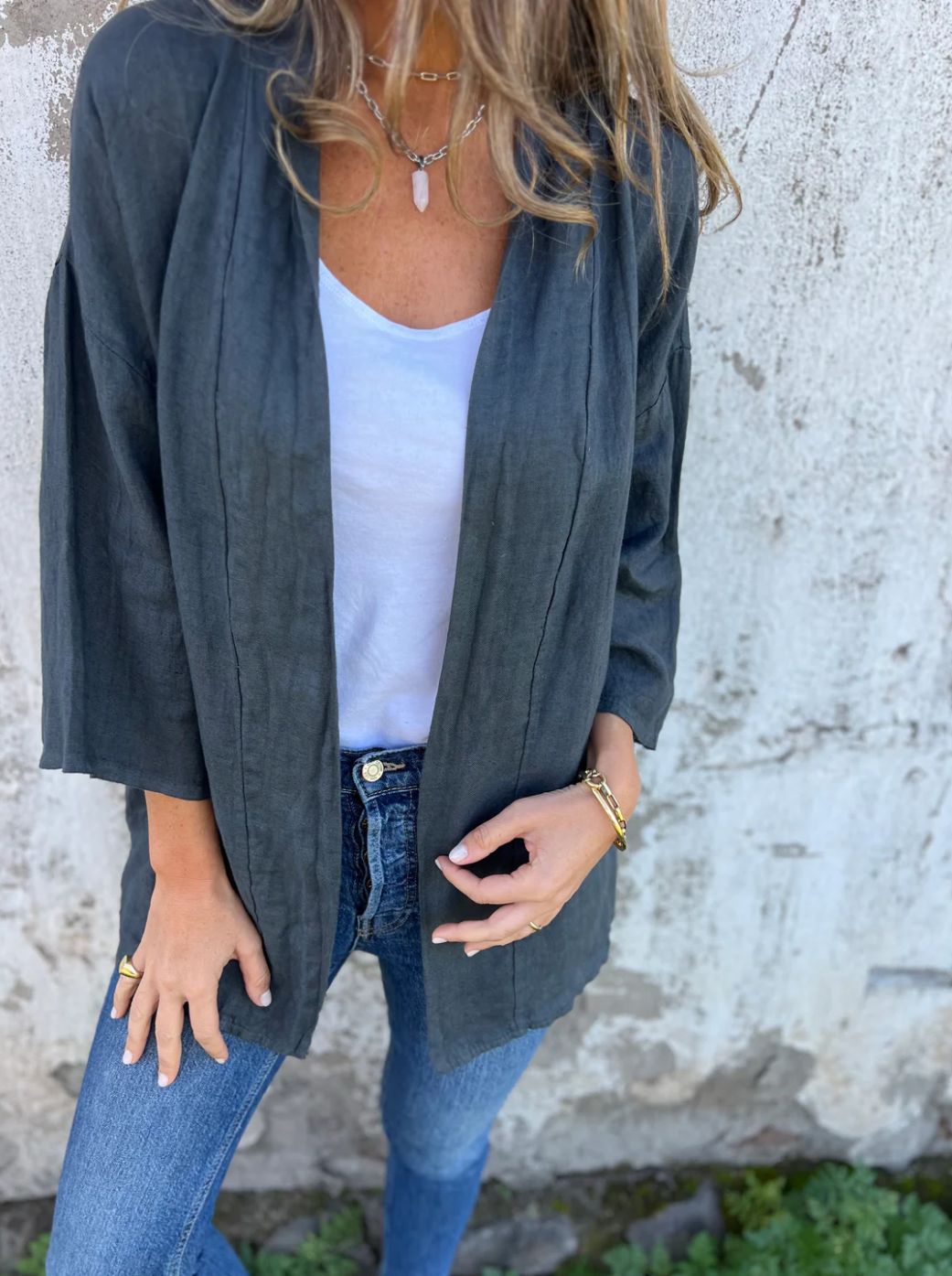 Damen lässige Sommerjacke W&W Mode