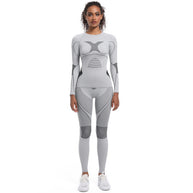 Damen Athletisches Kompressions-Set mit atmungsaktivem Elastic-Werkstoff WW
