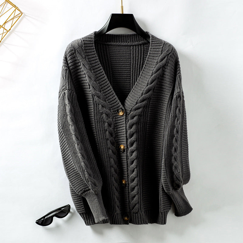 W&W Mode | Weinlese Strickjacke