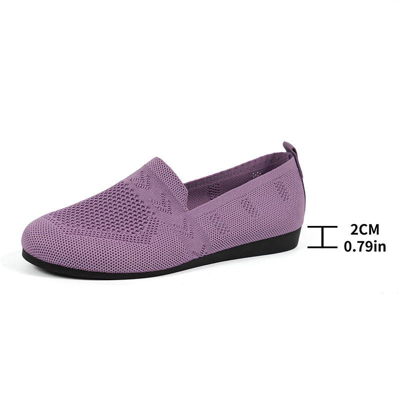 Damen Atmungsaktive Slip-On Espadrilles mit flexiblem Fußbett WW
