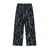 Damen Bequemer Jumpsuit mit modernem Grafikdesign WW