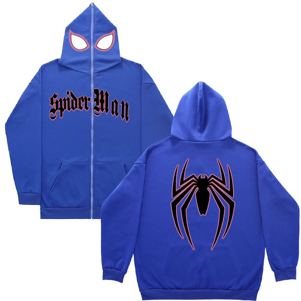 Damen Kapuzenjacke im Spider-Man Design mit auffälligem Grafikmotiv WW