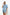 Damen Denim-Crop-Top und Shorts-Set mit praktischen Taschen und lässigem Schnitt WW