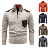 Herren modischer Pullover mit Stehkragen WW