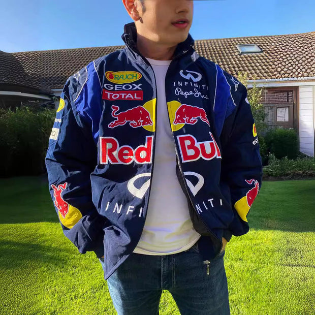 WW | F1 Racing Langarm Bomberjack Mit Print