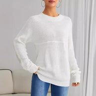 Damen Strickpullover mit lässigem Schnitt und feiner Struktur WW