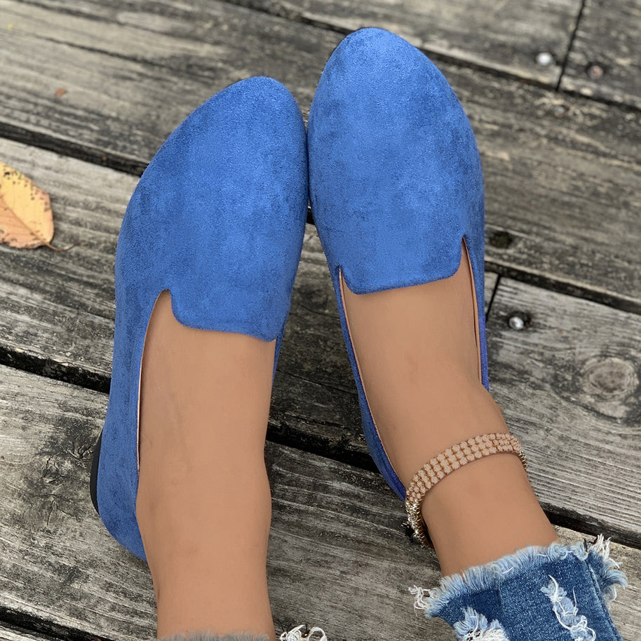 Damen bequeme Slipper im eleganten Design mit weicher Oberflächenstruktur WW