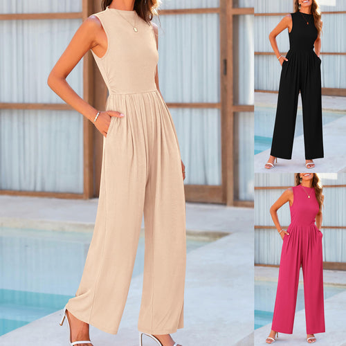 Damen Jumpsuit mit elegantem Wickel-Design WW
