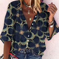 WW | Spitzenbestickte Boho Langarm Tunika Bluse