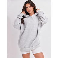 Damen bequeme Kapuzen-Sweatshirt WW