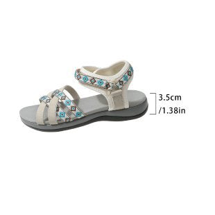 Damen Sportliche Sandalen mit verstellbaren Riemen und ergonomischer Fußbettung WW