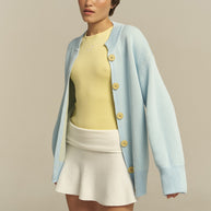 Damen bequemer Oversized-Pullover und lässige Palazzohose Set WW