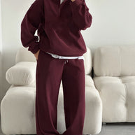 Damen Sportlicher Pullover mit hohem Kragen WW