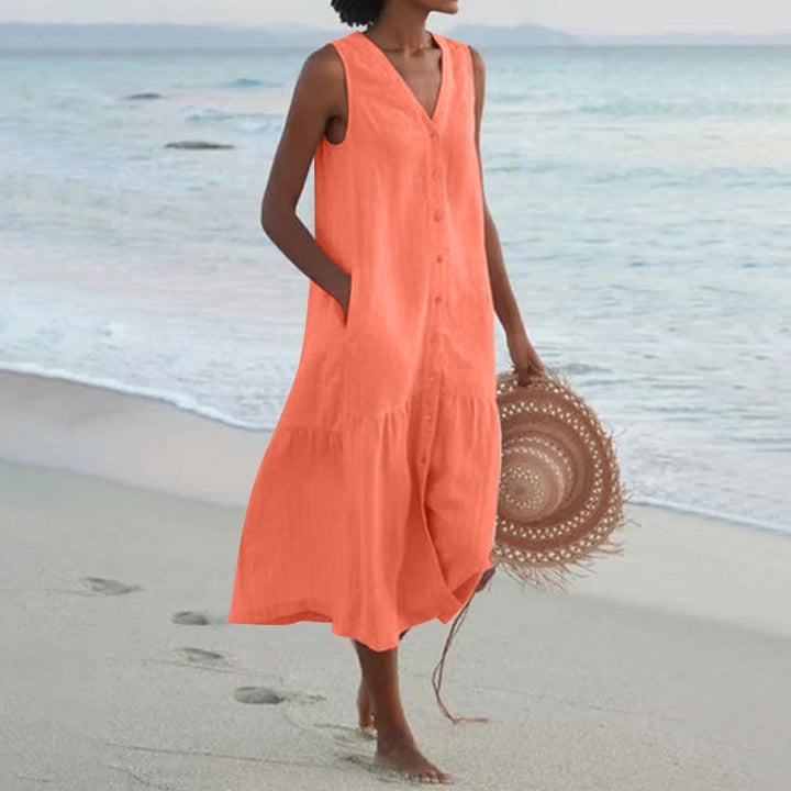 W&W Mode | Bequeme Sommerkleid Mit Taschen