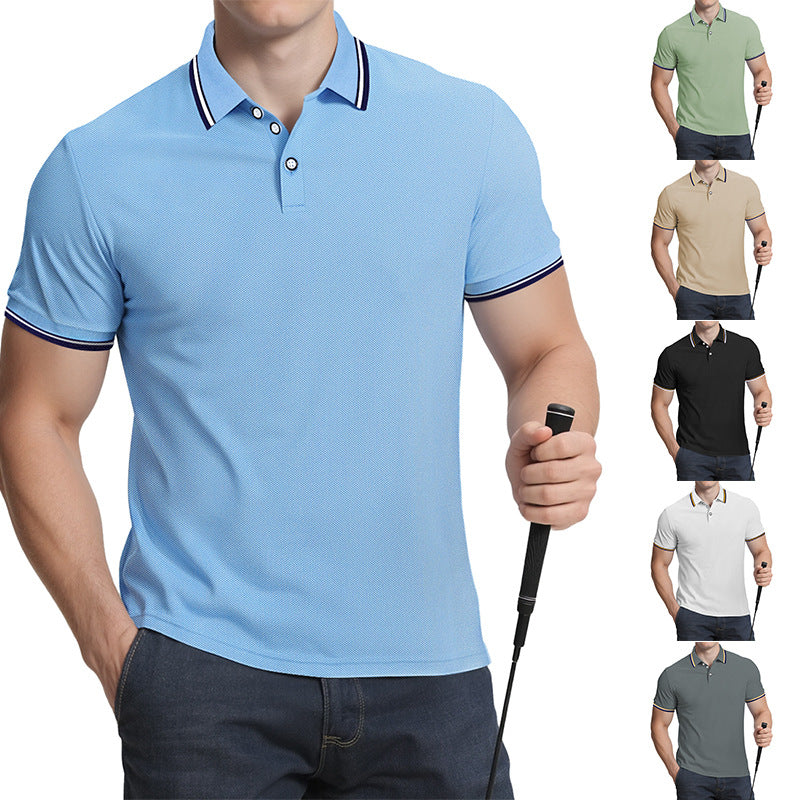 Herren sportliches Poloshirt mit atmungsaktiven Eigenschaften und modernem Schnitt WW