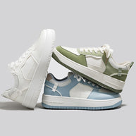 Damen Sneaker im minimalistischen Design mit atmungsaktiver Mesh-Oberfläche und gepolsterter Sohle WW