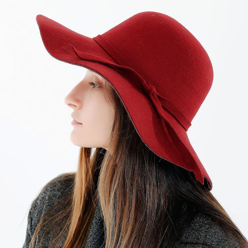 Damen Sonnenhut mit breiter Krempe und elastischem Strap WW