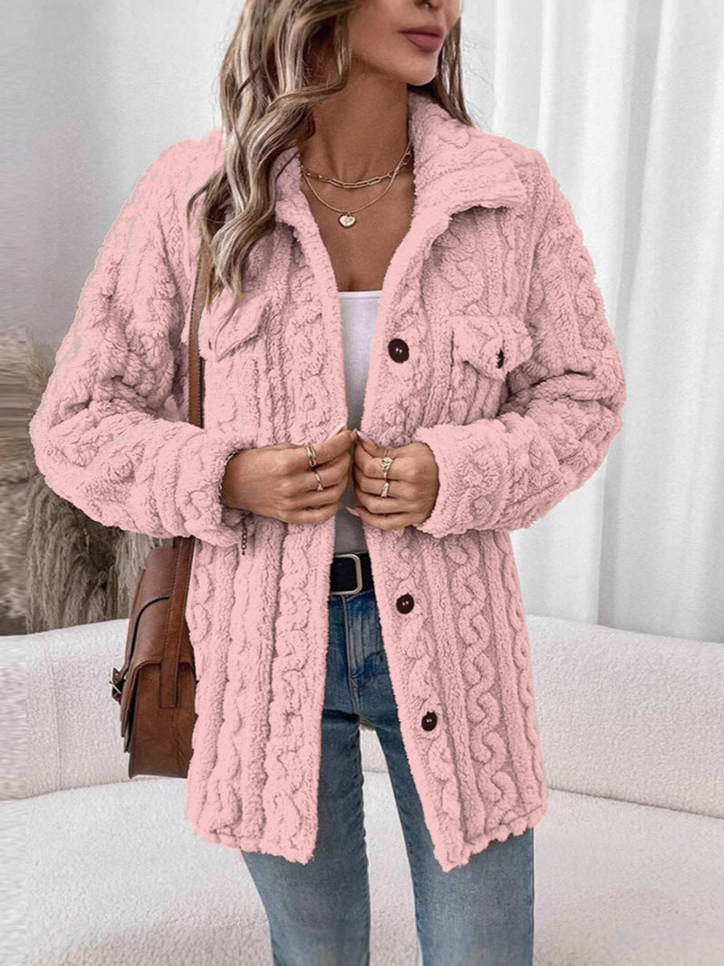 Damen Strickjacke mit strukturierter Oberfläche WW