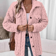 Damen Strickjacke mit strukturierter Oberfläche WW