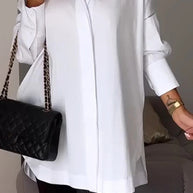 WW | Einfacher Pullover Langarmshirt