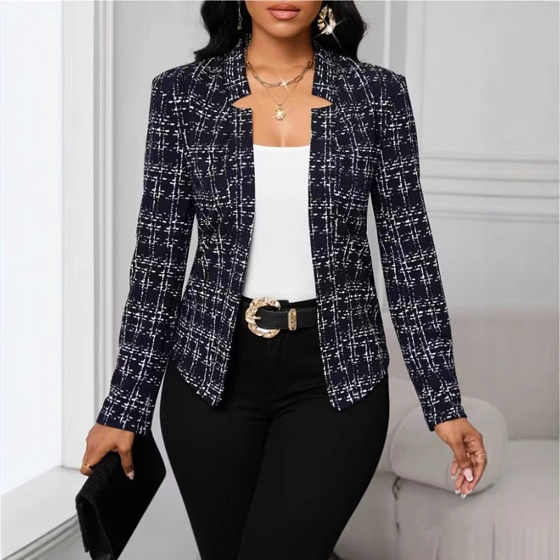 Damen raffinierte Business-Blazerjacke WW