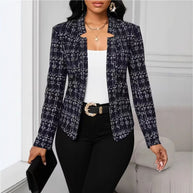 Damen raffinierte Business-Blazerjacke WW
