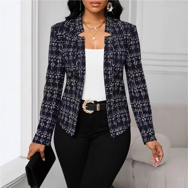 Damen raffinierte Business-Blazerjacke WW