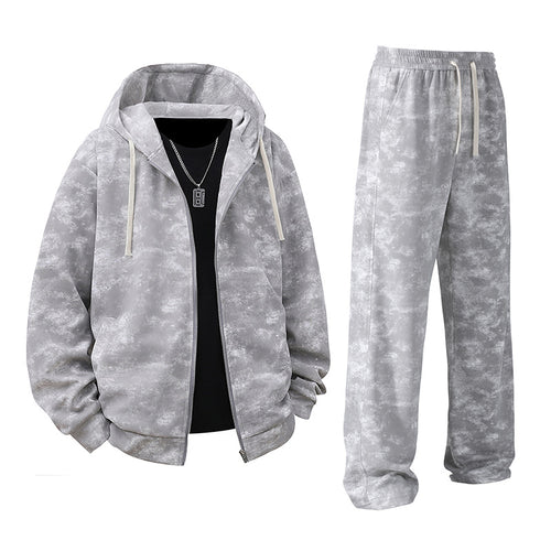 Damen Sportlicher Zweiteiler mit Kapuze und elastischem Bund WW