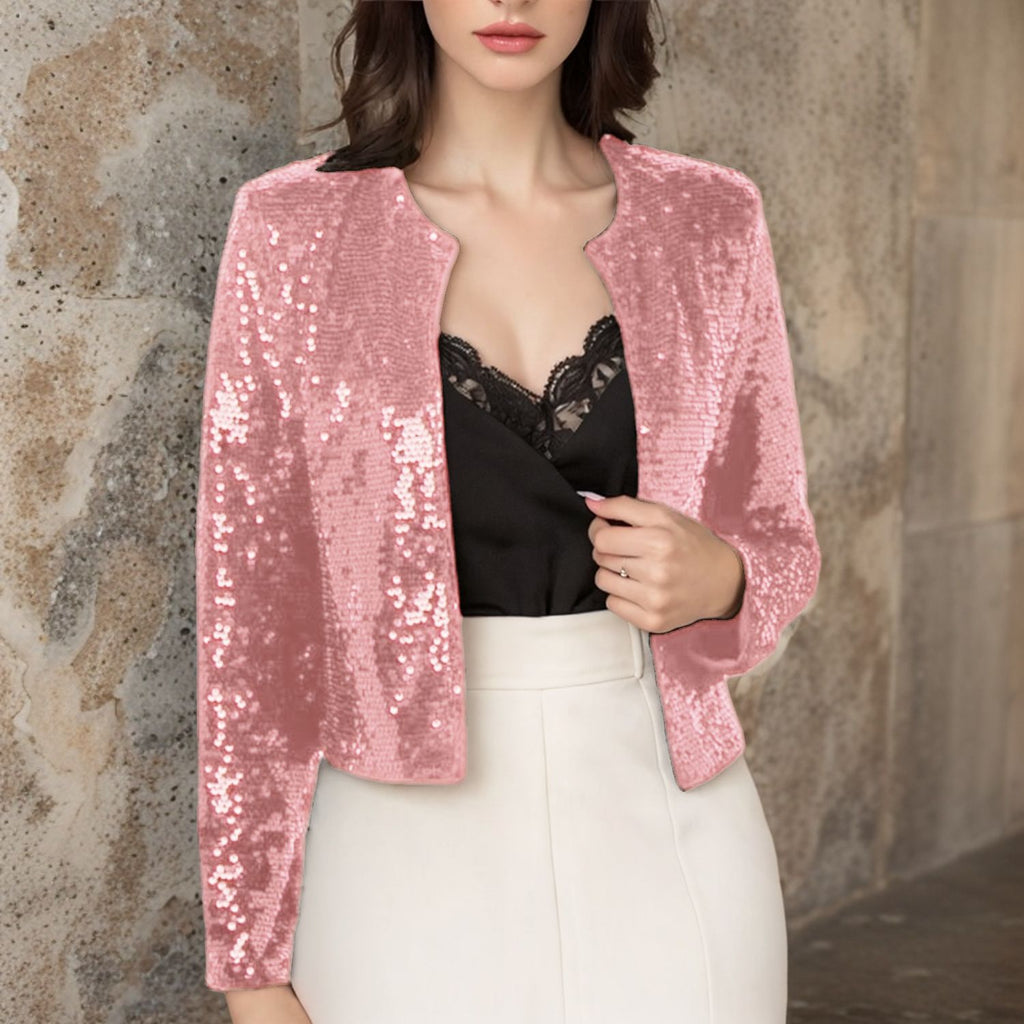 Damen Paillettenjacke im modernen Schnitt WW