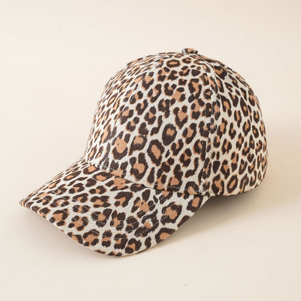 Damen Baseballmütze mit modernem Leopardenmuster und hoher Atmungsaktivität WW