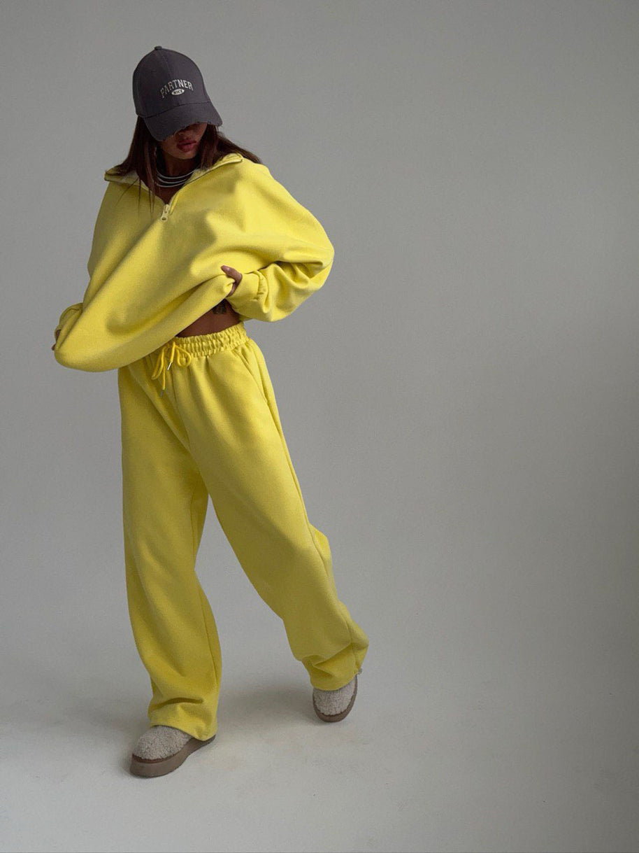 Damen Sportlicher Pullover mit hohem Kragen WW