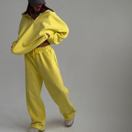 Damen Sportlicher Pullover mit hohem Kragen WW