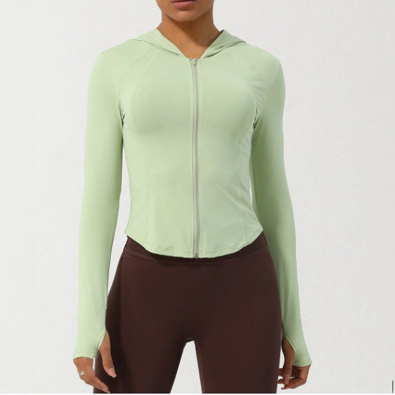 Damen Sportjacke mit praktischen Daumenlöchern und athletischem Schnitt WW