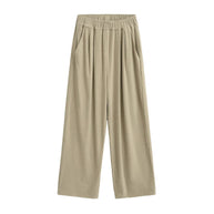 Damen Weite Chino-Hose mit elastischem Bund WW