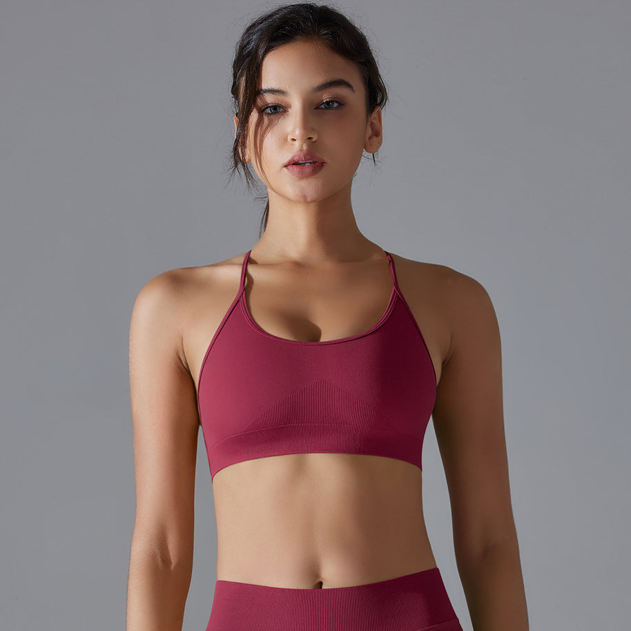 Damen Sport-Bustier mit elegantem Rückenausschnitt und atmungsaktiver Passform WW