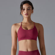 Damen Sport-Bustier mit elegantem Rückenausschnitt und atmungsaktiver Passform WW