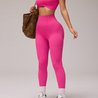 Damen Sportoberteil und Hochleistung Leggings Set WW