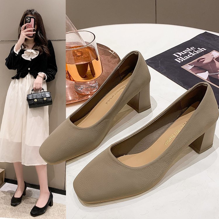 Damen Bequeme Blockabsatzpumps W&W