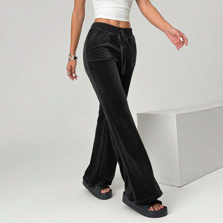 Damen Weiche Flared Pants W&W Mode
