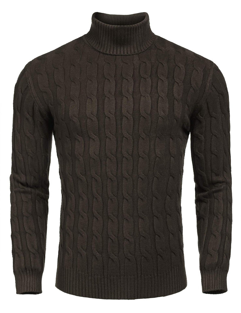 Herren Strickpullover mit aufwendigem Zopfmuster WW