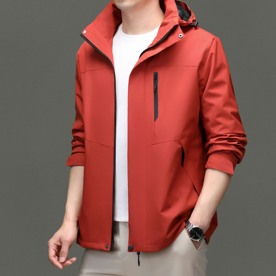 Herren Übergangsjacke mit stylischem Stehkragen und atmungsaktiven Eigenschaften WW