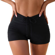 Damen Sportliche Badeshorts mit verstellbarem Bund und figurformendem Schnitt WW