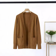 Damen Strickjacke mit strukturiertem Design und praktischen Taschen WW